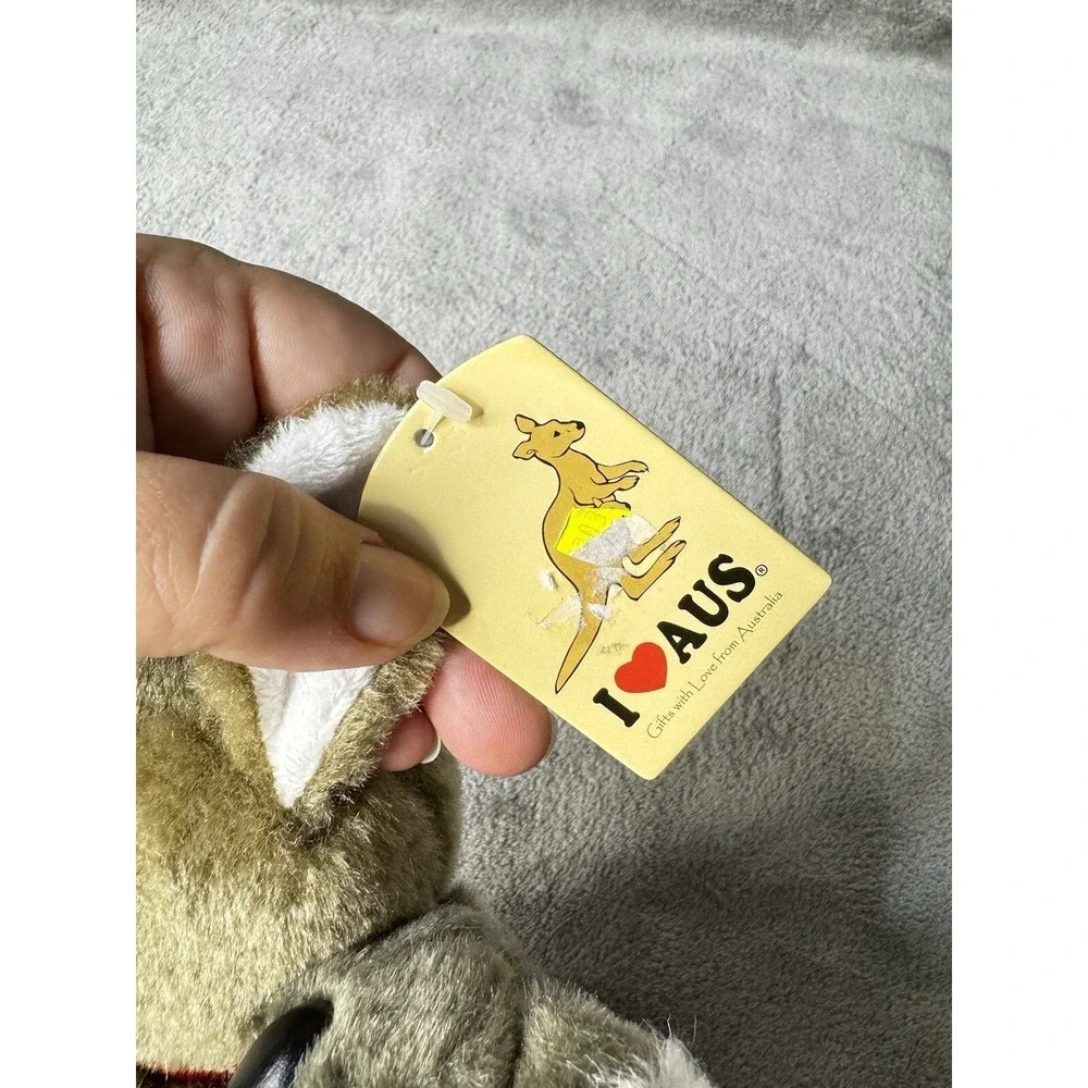I ❤️AUS Australia Kangaroo W/Baby Joey & Koala Bear Plush Stuffed Animal Toy 11
